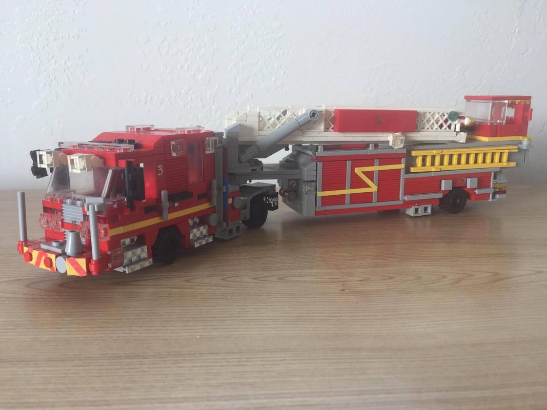 toy tiller fire truck